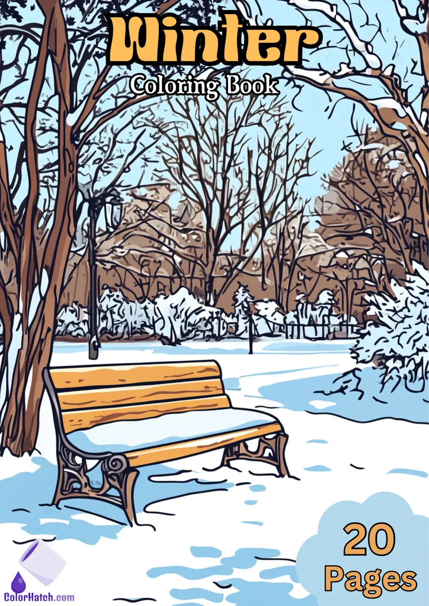 Winter 4 Coloring Book